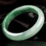 ⚜Vintage Jewelry Jadeite Bangle Natural Green Jade Original Certified Luxury Bracelet For Women ☄✪