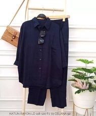 SETCEL POLOS WANITA / ONESET DAILY / ONESET WANITA / SETELAN JUMBO / SETELAN KEMEJA KATUN PREMIUM