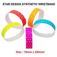 Event / Party / Theme Park Wristband Star Design (10 pcs) Waterproof for event party one time use