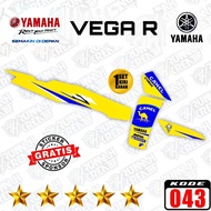 Decal Sticker Striping Variasi Vega R New - Vega R 110 - Vega R 2006-2009 Motif MONSTER Yamaha MOTO GP / Decal Vega / Striping Vega / Sticker Vega / Lis Vega