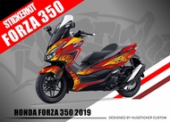 Hugsticker สติ๊กเกอร์ติดรถ สติ๊กเกอร์ Forza 300 / Forza 350 ลาย McQueen