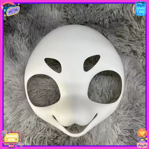 Canine Feline Kemono Fursuit Mask Cosplay Accessories