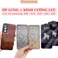 Case + tempered glass full code samsung A06, A16, A26, A36, A56 || Baiko HD tempered glass - anti-pe