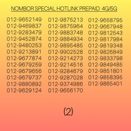 🔥[012]🔥NUMBER SPECIAL NUMBER HOTLINK SIM PREPAID 4G/5G