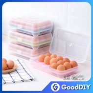 5 Grid Eggs Container Kitchen Refrigerator Eggs Storage Box 15 Eggs Holder Transparent Fresh Box Kot