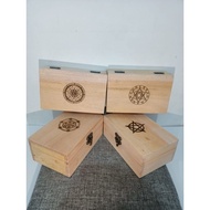 Tarot Box Wooden Box Tarot Storage Box Engraved Hot Print
