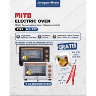 MITO Hit Electric Oven MO 777 MO-777 Free Recipe Book + Cake Clamp 3in1 MITO