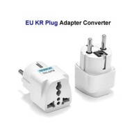 3-Prong to 2-Prong Over Plug Universal Travel Adapter