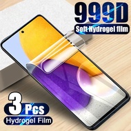 3Pcs 999D HD Clear Soft Hydrogel Film For Samsung Galaxy Note S21 S20 20 10 9 8 Plus Ultra FE Lite 5