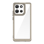 EUCAGR For Motorola Moto G100 Pro/Moto G86 Back Cover Capas Colour Frame Phone Bumper Shockproof Tra