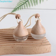 SEPTEMBER Car Perfume Pendant DIY Glass Car Hanging Pendant Fragrance Pendant Empty Refillable Bottl