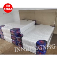 [INNDESIGN.SG] 8" Beauty Coil Spring Mattress (All Sizes) (Fully Assembled and Free Delivery)(Single/Super Single/Queen/King)