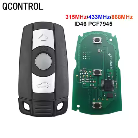 QCONTROL remote Key 315MHz/315LP 433MHz 868MHz for BMW 3 5 Series X1 X5 X6 Z4 E60 E70 E71 E91 E92 CA