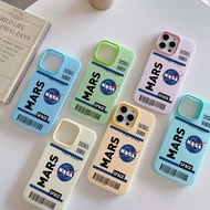 skin-fell 2 in 1 silicone iPhone case Mars space for iPhone 16 Pro max 11 12 13 14 15 16 Plus case p