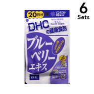 [ 6片入組] DHC藍莓精華 20天份量 40片