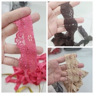 Decorative elastic lace sewn onto shirts, boards from 2cm to 3cm, price 1 meter