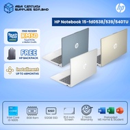 HP Notebook 15-FD0538TU/ 15-FD0539TU / 15-FD0540TU 15.6" FHD I3-N305/8GB/8GB/512GB / Intel W11 H&S+M