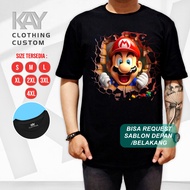 MARIO T-shirts DTF Screen Printed Distro T-shirts Couple T-shirts SML XL 2XL 3XL 4XL 5XL KAY295