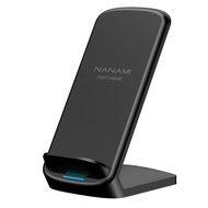 NANAMI ワイヤレス充電器 最大15W出力 急速 無線充電器 (Qi認証) iPhone 16/15/14/13/12シリーズ SE第三世代/8(Plus)、Galaxy S25/S24/S23/