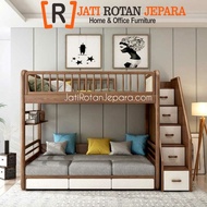 Dipan Tempat tidur kayu minimalis modern