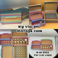 Big Vial Cases Storage 10-100 slots for 3ML, 10ML, 15ml (tirze , ghku, nad, bac water GTT) travel bo