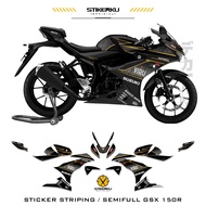 Striping GSX 150R SEMIFULL / GSX150R MOTIF 7 VIRU / SEMIFULL GSX 150 R / GSX 150 R / STOCK DECALS GS