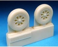 Barracuda Cast 1/72 F4U Corsair & F6F Hellcat Main Wheel (Slick Tires)