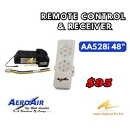 AEROAIR Ceiling Fan AA528i 48" REMOTE CONTROL & RECEIVER SG Seller