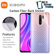 Xiaomi Poco F2pro F3 M3 M4pro X3 X3pro X3 GT X4pro Carbon Fiber Back Sticker