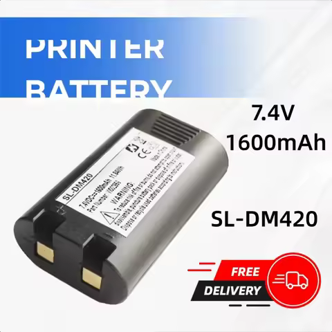 7.4V 1600mAh for DYMO Rhino 5200 4200 W002856 Printer Battery