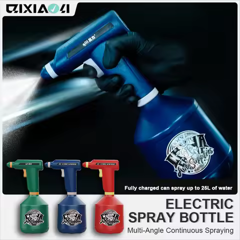 QILI Electric Water Spray Bottle Automatic Sprayer Portable Electric Watering Can for Car Window Tin