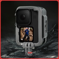 TELESIN Case GoPro hero 9/10/11/12 Aluminum Alloy Protective Housing - GP-FMS-G11-TZ