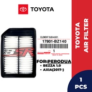 TOYOTA Air Filter For Perodua Axia 2017-/ Bezza 1.0/ Bezza 1.3 (17801-BZ130/17801-BZ140)