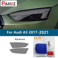 Car Headlight Tint Smoked Black Protective Film TPU Stickers For Audi A3 8V A4 B8 B9 A5 A6 C8 A7 A8 