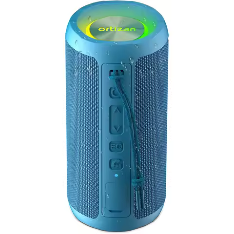 Ortizan X10 Portable Bluetooth Speaker 24W IP7 Waterproof Powerful Sound Box Bass Boost RGB Lights T