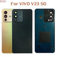New For Vivo V23 5G Battery Cover Door Back Housing Rear Case For vivo v23 V2130 Battery Door Replac