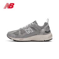 NEW BALANCE NB官方男鞋女鞋878系列舒适透气运动鞋网面老爹鞋 灰色 CM878MC1 38.5(脚长24cm)