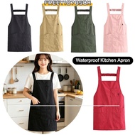 FREEYIO785BH Chef Apron, Anti-fouling Waterproof Kitchen Apron, Modern Sleeveless Oil-proof Breathab