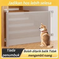 Stair rail door stopper in no need to drill holes, safety fence, fence for pets