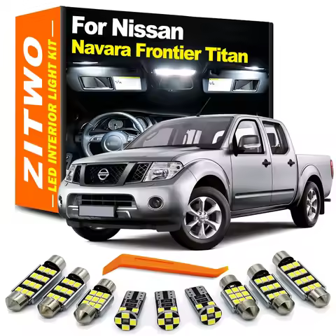 ZITWO LED Interior Dome Map Light Kit For Nissan Navara D22 D40 D23 Frontier Titan 1997- 2019 2020 2