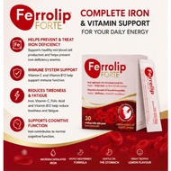 Ferrolip FORTE Iron Vitamin C Methylfolate B12 Support