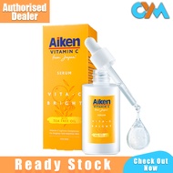 Aiken Vitamin C Serum 30ml Vita-C Bright With Tea Tree Oil With BHA Serum Pencerahan Vitamin C Healt