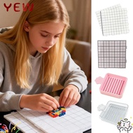 YYE Perler Beads Template, Handmade 2.6mm Perler Beads Baking Board,  DIY Toy Accessories Strikethro