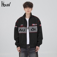 AUDI Motorcycle Bomber Jacket For Women Ferrari Black Waterproof Jackets Team Suitable F1 Merch Man
