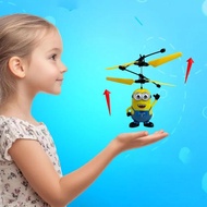 Minions Flying Machine Gesture Sensing Flying Machine Children's Suspended Flying Helicopter P0d7