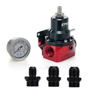 Fuel Pressure Regulator with Gauge AN10 Feed & AN6 Return Line & AN10 End Cap