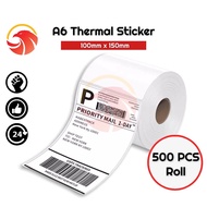 A6 Thermal Paper Roll Sticker AWB Sticker Consignment Note Roll Shopee AWB