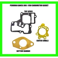 PERODUA KANCIL 660 / 850 CARBURETOR GASKET SET (TOP / BOTTOM / CENTER)