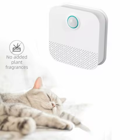 Intelligent Cat Odor Purifier Wireless 4000mAh Pet Air Purifier Portable Rechargeable Pet Toilet Air