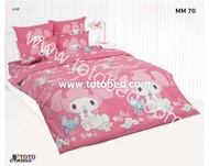 TOTO ผ้าปูที่นอนครบเซ็ต 3.5 6 ฟุต (ไม่รวมผ้านวม) ❤️ลายมายเมโลดี้ ลิขสิทธิ์แท้ TOTO 100%
